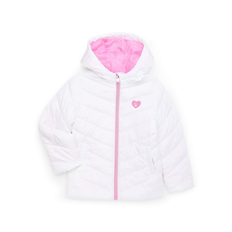 Pinky White quilted Puffer Coat store