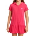 thumbnail image 1 of Pink Platinum Girls' Swim Cover Up Dress - Soft Terry Cloth Bathrobe Cover Up for Girls (Size: 2T-16), 1 of 7
