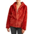 thumbnail image 1 of Pink Platinum Juniors' Faux Rabbit Fur Jacket, 1 of 4