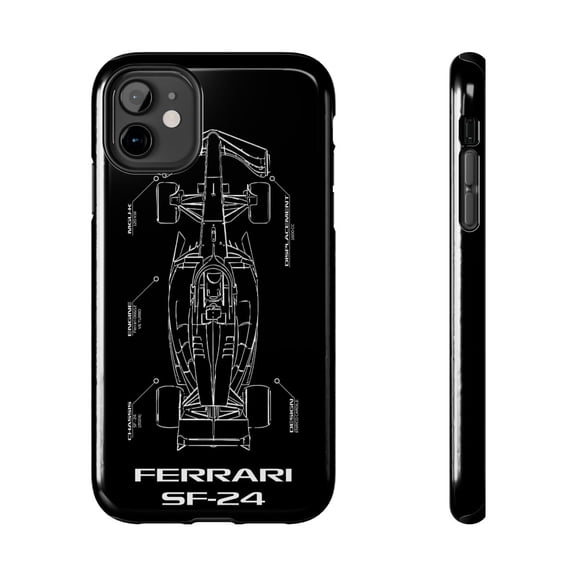 Pink Polar Apple iPhone 11 Ferrari SF24 F1 Phone Case