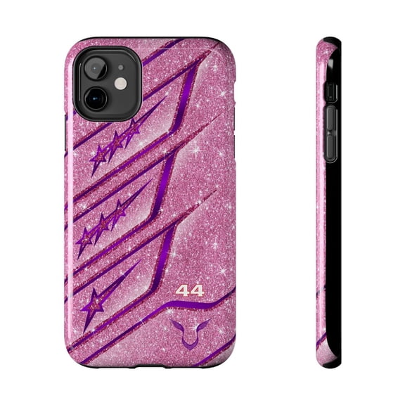 Pink Polar Apple iPhone 11 Lewis Hamilton Monaco 2026 Pink Shimmer Helmet Phone Case