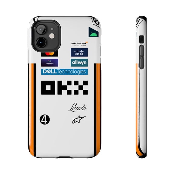Pink Polar Apple iPhone 11 Lando Norris Lando Norris for race suit Formula Racing Monaco 2025 Phone Case