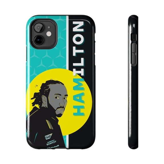 Pink Polar Apple iPhone 11 Lewis Hamilton 2024 F1 Phone Case