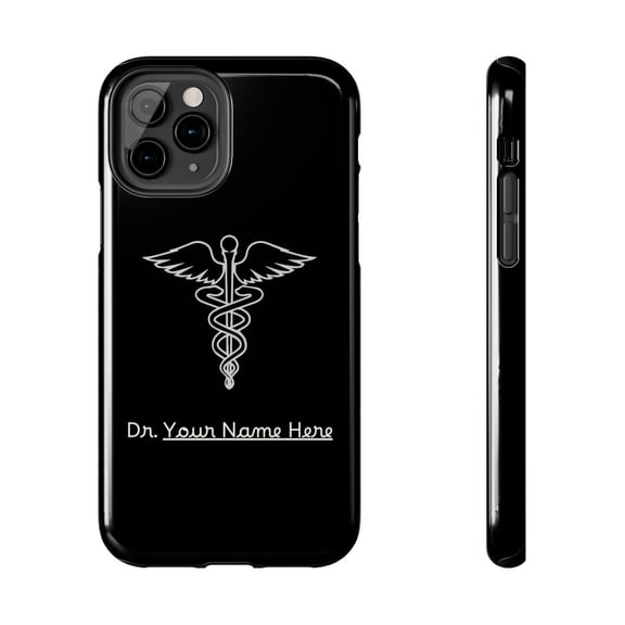 Pink Polar Apple iPhone 11 Pro Customizable for Doctors & Medical Students Personalize Phone Case