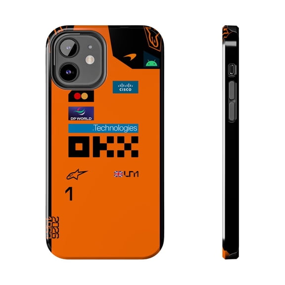 Pink Polar Apple iPhone 12 Lando Norris race suit 2026 inspired Phone Case