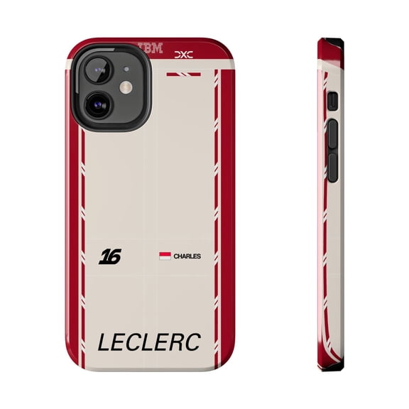 Pink Polar Apple iPhone 12 Mini Charles Leclerc 2026 Monaco GP Race Suit Inspired Phone Case