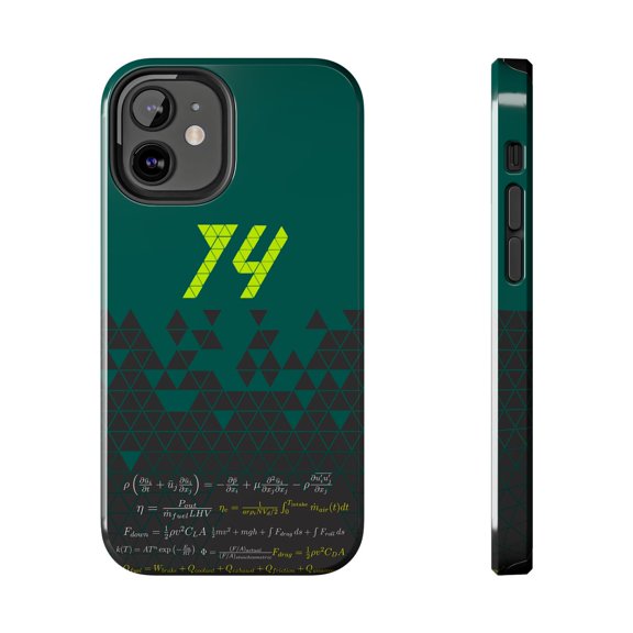 Pink Polar Apple iPhone 12 Mini Fernando Alonso Racing US GP Special Livery scientific Phone Case