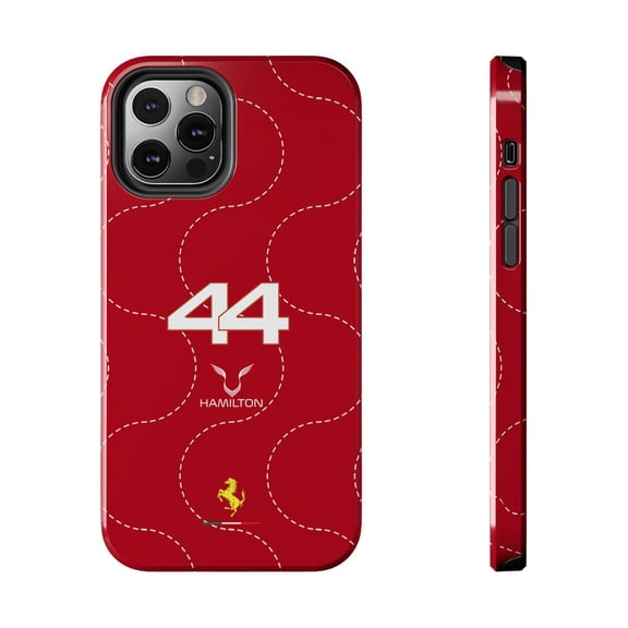 Pink Polar Apple iPhone 12 Pro Lewis Hamilton 44 Lewis Hamilton red Monza Italian GP 2025 Phone Case