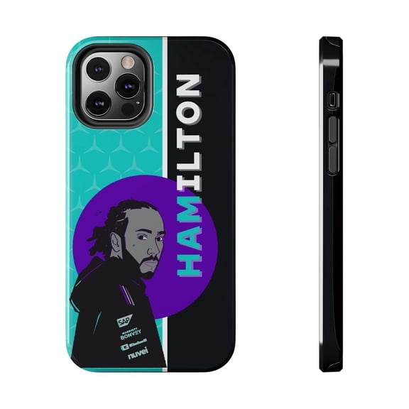 Pink Polar Apple iPhone 12 Pro Lewis Hamilton Anime F1 Phone Case
