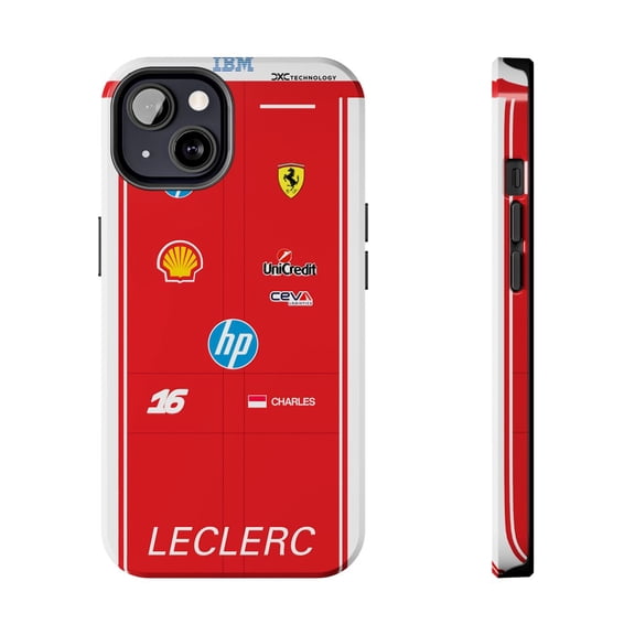 Pink Polar Apple iPhone 13 Charles Leclerc 2026 Formula Racing Race Suit Phone Case