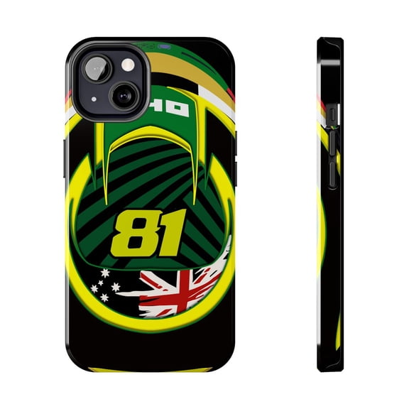 Pink Polar Apple iPhone 13 Oscar Piastri 81 Inspired Australia GP 2026 Racing Phone Case