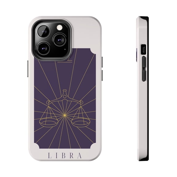 Pink Polar Apple iPhone 13 Pro Libra Minimalistic Phone Case