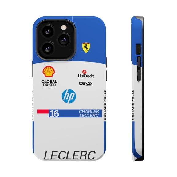 Pink Polar Apple iPhone 13 Pro Formula Racing Charles Leclerc Charles Leclerc 16 race suit Miami GP 2025 Phone Case