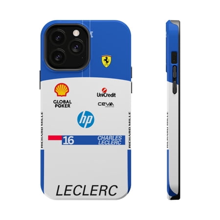 Pink Polar Apple iPhone 13 Pro Max Formula Racing Charles Leclerc Charles Leclerc 16 race suit Miami GP 2025 Phone Case