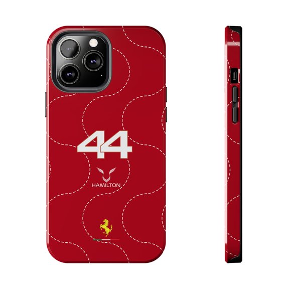 Pink Polar Apple iPhone 13 Pro Max Lewis Hamilton 44 Lewis Hamilton red Monza Italian GP 2025 Phone Case