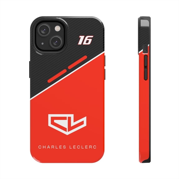 Pink Polar Apple iPhone 14 Charles Leclerc 16 Leclerc Phone Case