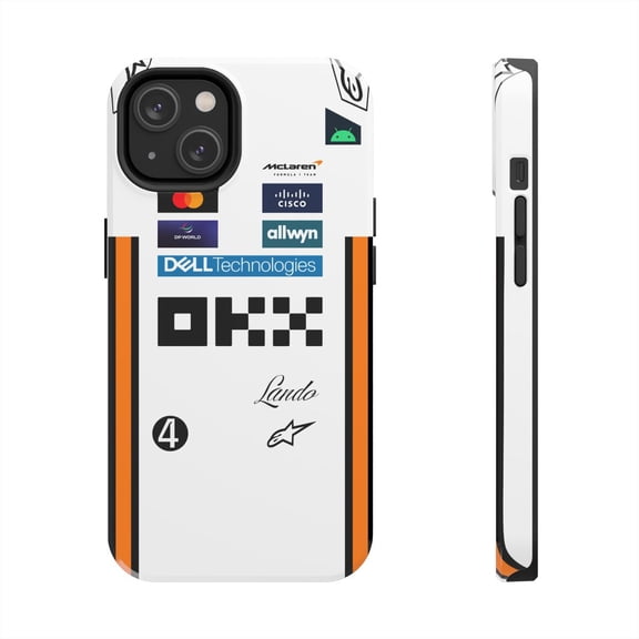 Pink Polar Apple iPhone 14 Lando Norris Lando Norris for race suit Formula Racing Monaco 2025 Phone Case