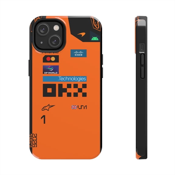Pink Polar Apple iPhone 14 Lando Norris race suit 2026 inspired Phone Case