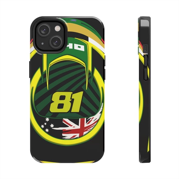 Pink Polar Apple iPhone 14 Oscar Piastri 81 Inspired Australia GP 2026 Racing Phone Case