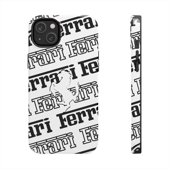 Pink Polar Apple iPhone 14 Plus Formula Racing red team white and black Phone Case