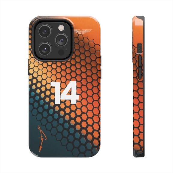 Pink Polar Apple iPhone 14 Pro Fernando Alonso Aston Monaco GP Livery (2026 Edition) Phone Case