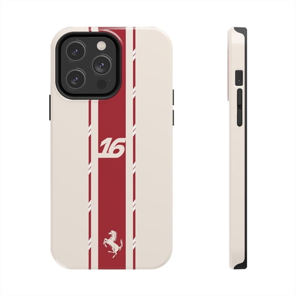 Pink Polar Apple iPhone 14 Pro Max Charles Leclerc Monaco GP 2026 Formula 1 Phone Case