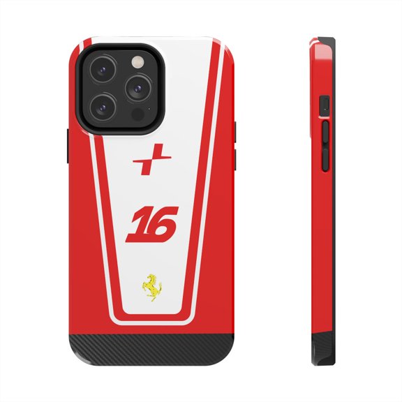 Pink Polar Apple iPhone 14 Pro Max Charles leclerc Racing team 2026 livery inspired Phone Case