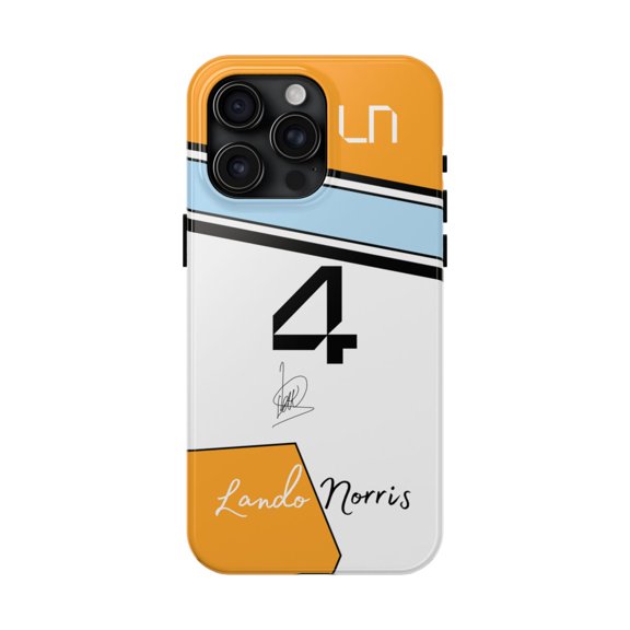 Pink Polar Apple iPhone 15 Pro Max 2025 Papaya Formula Racing Lando Norris 04 Phone Case