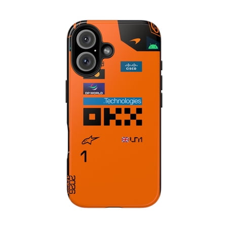 Pink Polar Apple iPhone 16 Lando Norris race suit 2026 inspired Phone Case