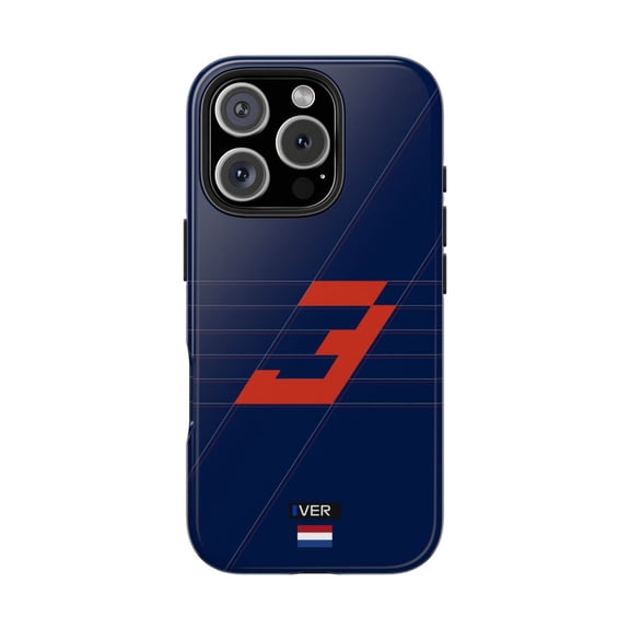 Pink Polar Apple iPhone 16 Pro Max Verstappen 3 Formula Racing 2026 Phone Case