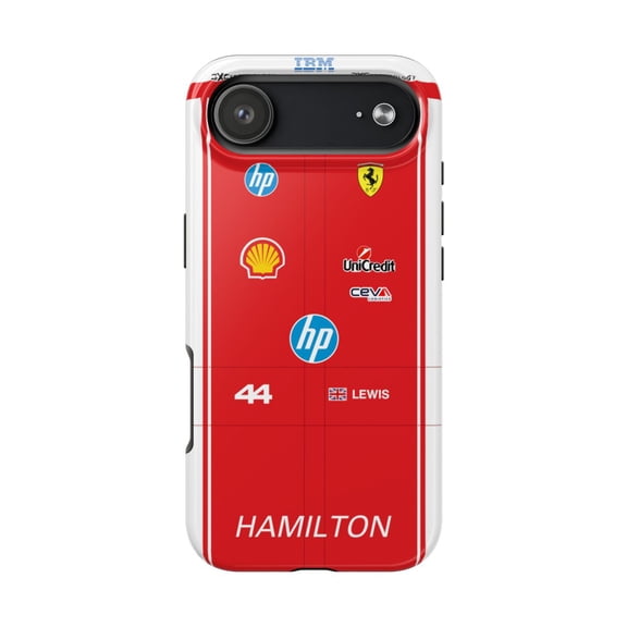 Pink Polar Apple iPhone 17 Air Lewis Hamilton 2026 Formula Racing Race Suit Phone Case