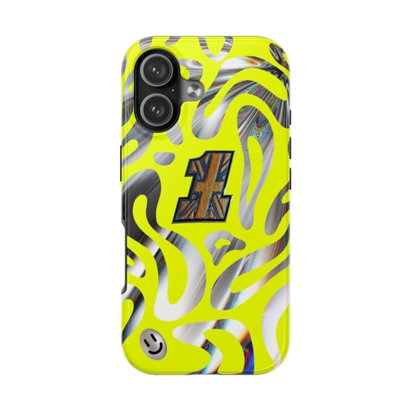 Pink Polar Apple iPhone 17 Lando Norris 2026 Silverstone GP Helmet Phone Case