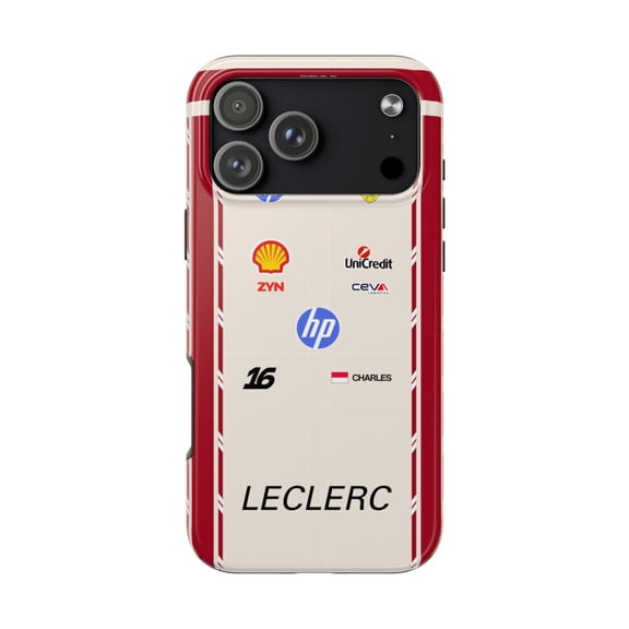 Pink Polar Apple iPhone 17 Pro Max Charles Leclerc Formula 1 Monaco GP Phone Case