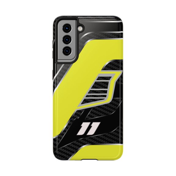 Pink Polar Samsung Galaxy S21 Papaya Racing Team 1000th GP inspired Phone Case