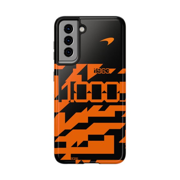 Pink Polar Samsung Galaxy S21 Papaya Racing Team 1000th GP inspired Phone Case