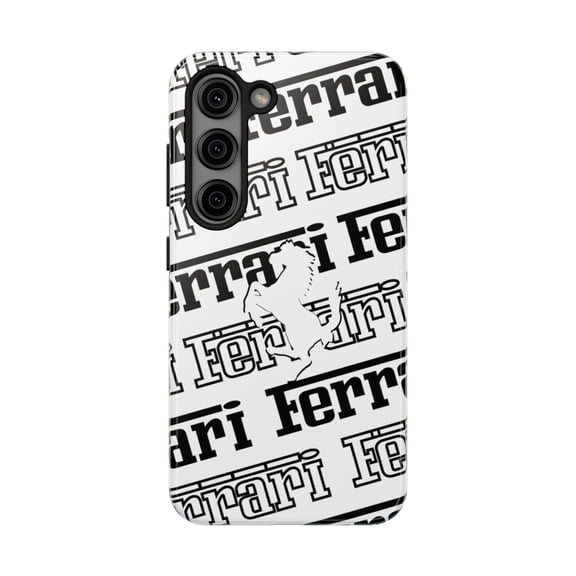 Pink Polar Samsung Galaxy S23 Formula Racing red team white and black Phone Case