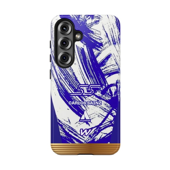 Pink Polar Samsung Galaxy S25 Carlos Sainz 55 Blue Formula Racing team 2026 test livery Phone Case