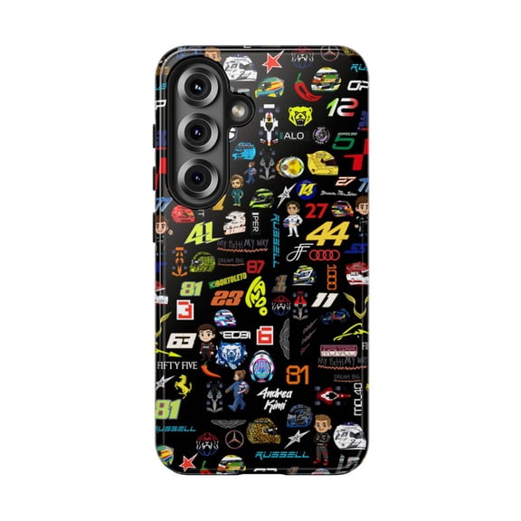 Pink Polar Samsung Galaxy S25 Formula Racing 2026 Collage Phone Case