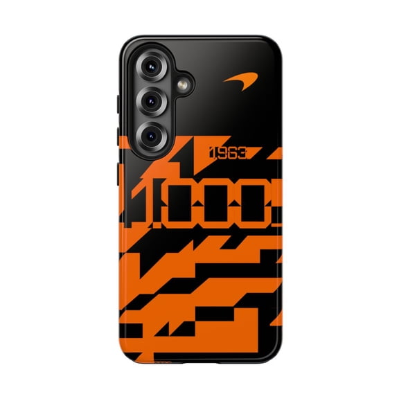 Pink Polar Samsung Galaxy S25 Papaya Racing Team 1000th GP inspired Phone Case