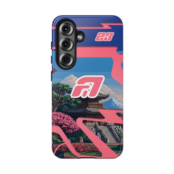 Pink Polar Samsung Galaxy S25 alex albon japanese gp 2026 Formula 1 livery inspired Phone Case