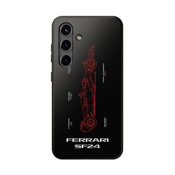 Pink Polar Samsung Galaxy S24 Ferrari SF24 F1 Phone Case