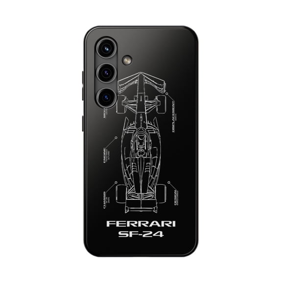 Pink Polar Samsung Galaxy S24 Ferrari SF24 F1 Phone Case