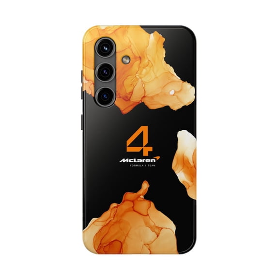 Pink Polar Samsung Galaxy S24 Formula Racing no. for Papaya team Elegant Phone Case
