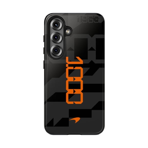 Pink Polar Samsung Galaxy S25 McLaren Formula 1 Team 1000th GP Phone Case