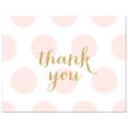 thumbnail image 1 of Pink Polka Dots Baby Shower Thank You Cards and Envelopes - 50 Count, 1 of 2