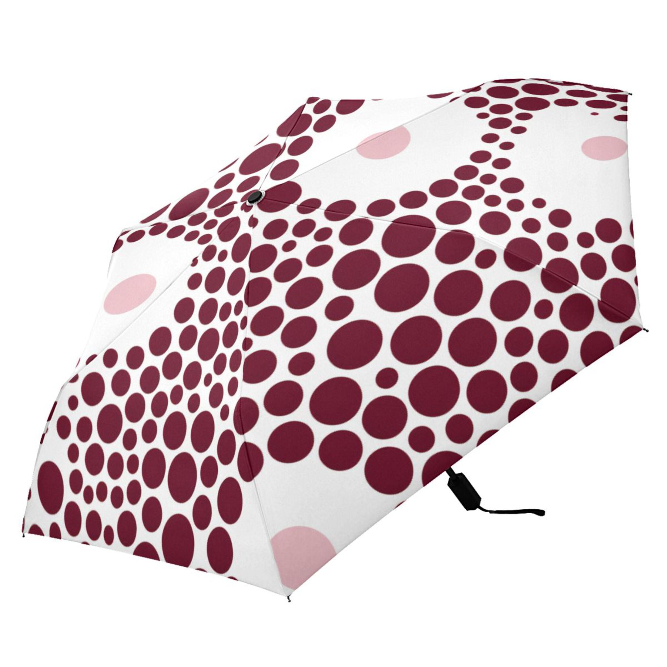 Portable Folding Dot Design Umbrella