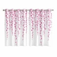 thumbnail image 1 of Pink Polka Dots Kitchen Curtains Window Panels, Vintage Abstract Art Watercolor Insulated Window Treatment Curtain, Grommet Curtains for Bedroom/Living Room/Bathroom, 2 Piece 52"Wx72"L, 1 of 8