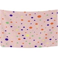 thumbnail image 1 of Pink Polka Dots Tapestry Wall Hanging Tapestries Happy Colorful Hippie Psychedelic Art Polyester Carpet Wall Decorative for Living Room Bedroom 60x51inch Home Decor Gifts, 1 of 7