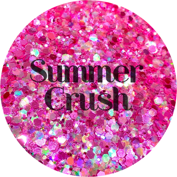 Pink Polyester Glitter | Craft Glitter | Glitter for Arts & Crafts | Tumblers | Cosmetics | Nails | Epoxy Resin Art | Slime | DIY | Body Glitter | 1 oz Bag