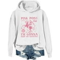 thumbnail image 1 of Pink Pony Club Hoodie Pink Pony Club Shirt Funny Humor Vintage Retro Graphic Sweatshirt, 1 of 7
